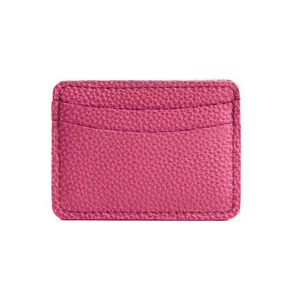 Wild Rose | Minimalist leather wallet with card slots and PLG logo