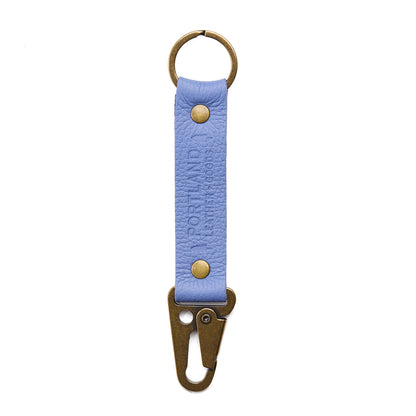 Aster*Long | leather logo branded keychain
