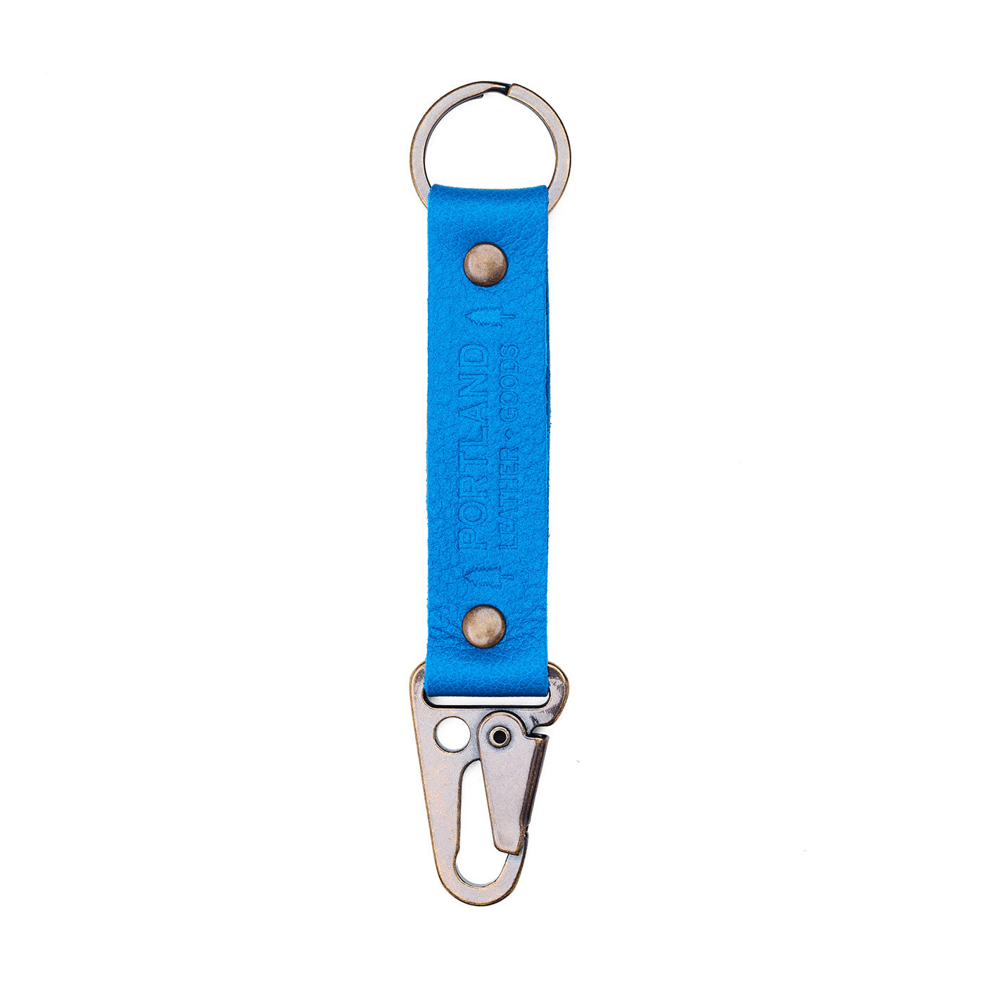 Skydive*Long | leather logo branded keychain