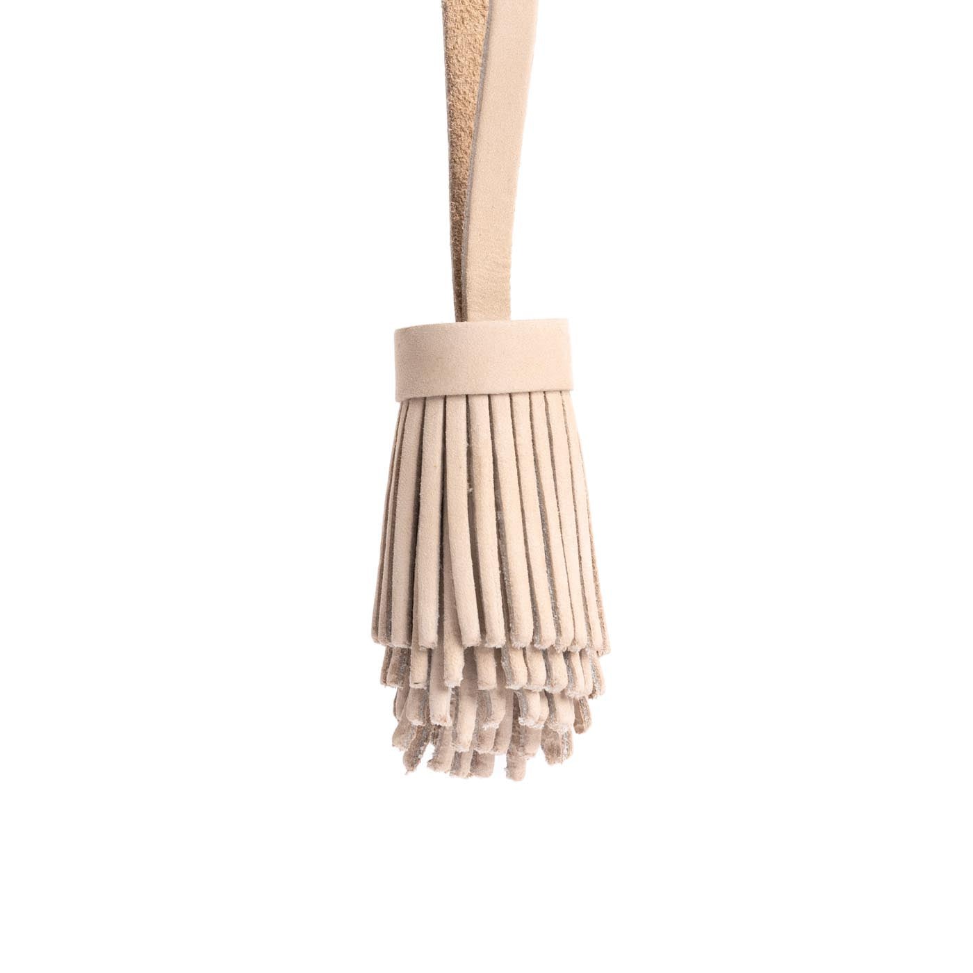 Dragon Bone | Pom-pom style with tiered leather fringe