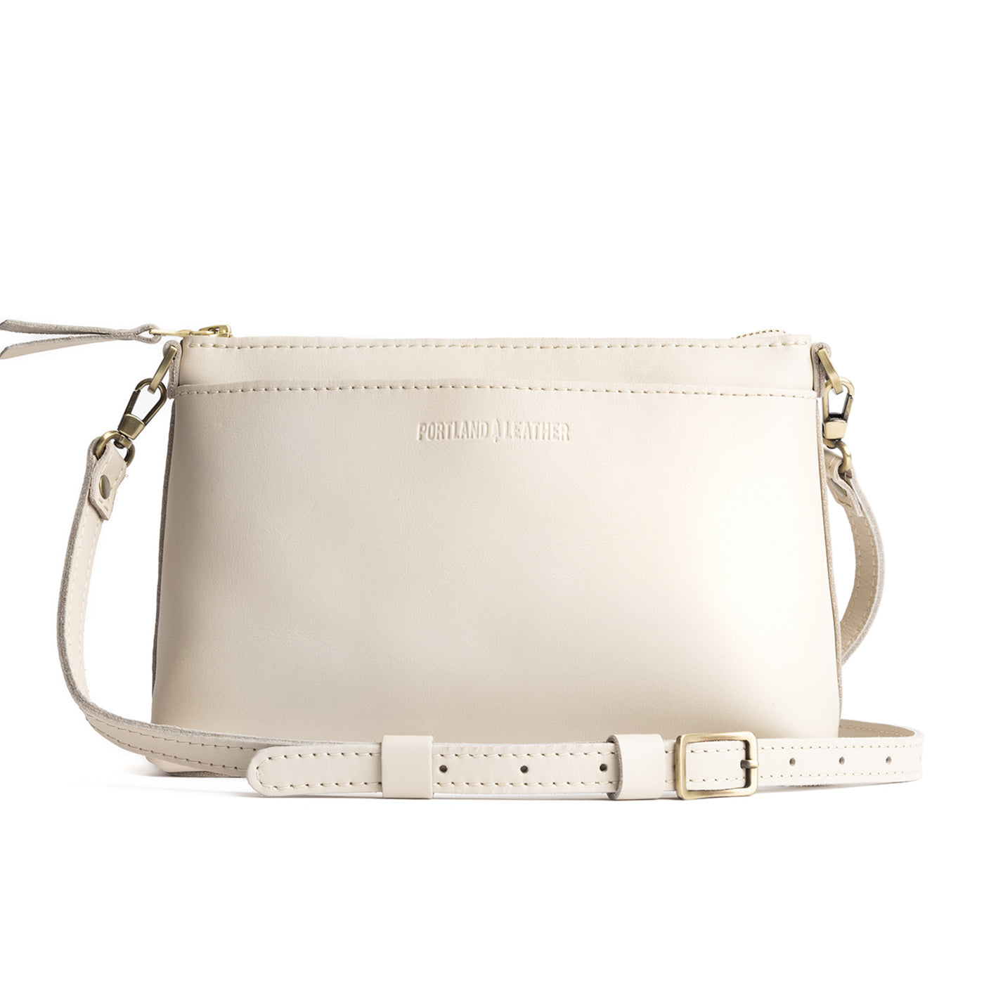 Bone*Classic | Zip top petite crossbody bag with detachable strap