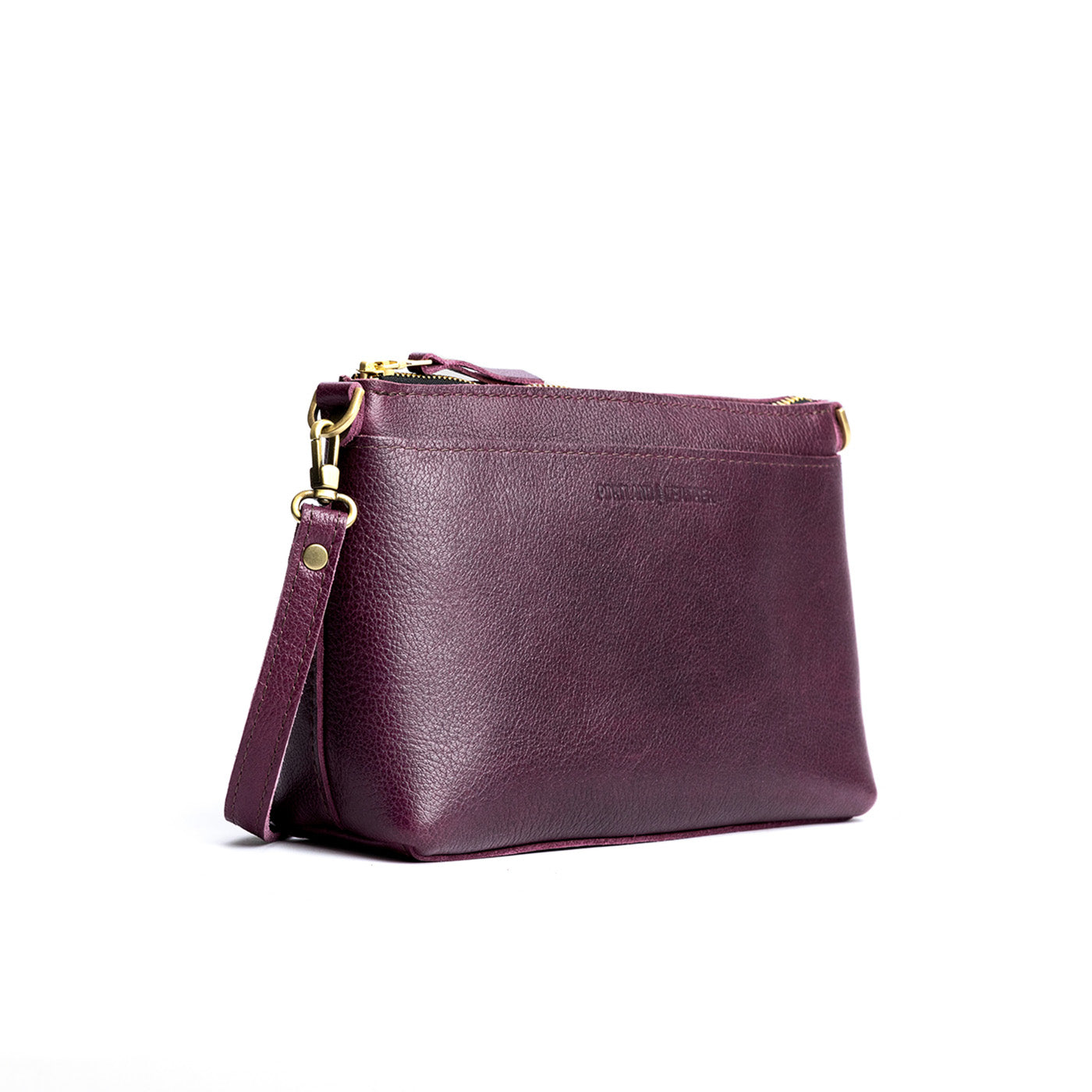 Plum*Classic | Zip top petite crossbody bag with detachable strap