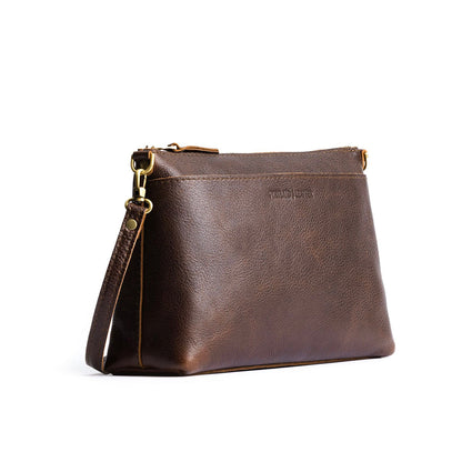 Coldbrew*Large | Zip top crossbody bag with detachable strap