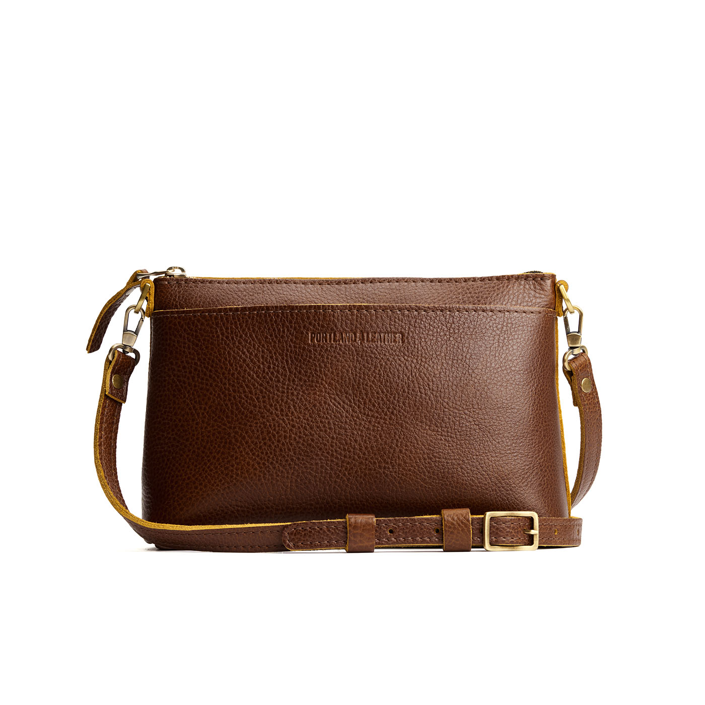 Asheville*Small | Zip top petite crossbody bag with detachable strap