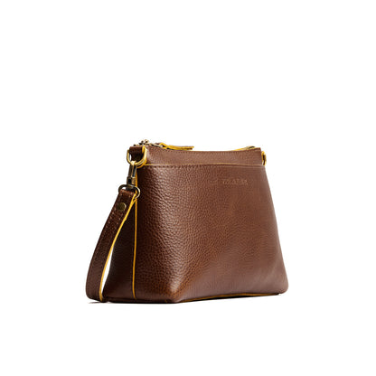Asheville*Small | Zip top petite crossbody bag with detachable strap