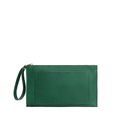 Bacalar*Large | Wristlet pouch with front pocket and zipper closure
