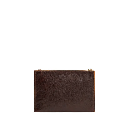 Coldbrew*Small | Wristlet pouch with front pocket and zipper closure