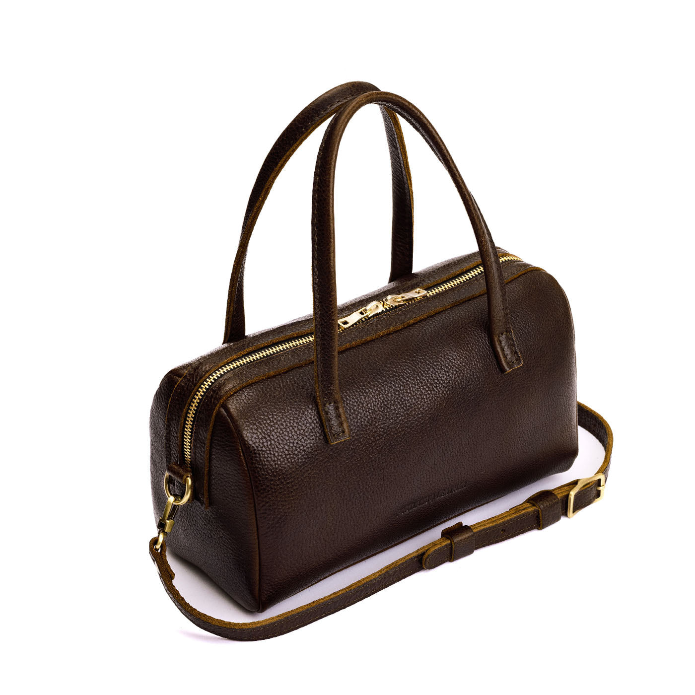 Coldbrew*Large | Mini duffle shaped handbag with crossbody strap