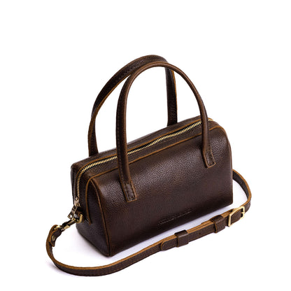Coldbrew*Small | Mini duffle shaped handbag with crossbody strap