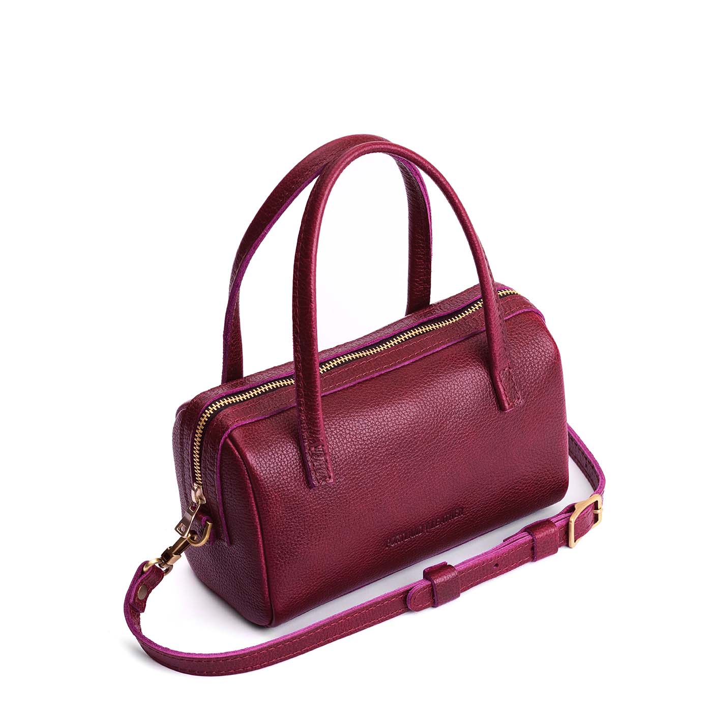 Orchid*Small | Mini duffle shaped handbag with crossbody strap