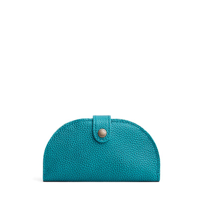 Aquarius | Semicircle bifold wallet with snap closure