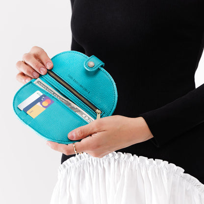 Baja | Semicircle bifold wallet with snap closure