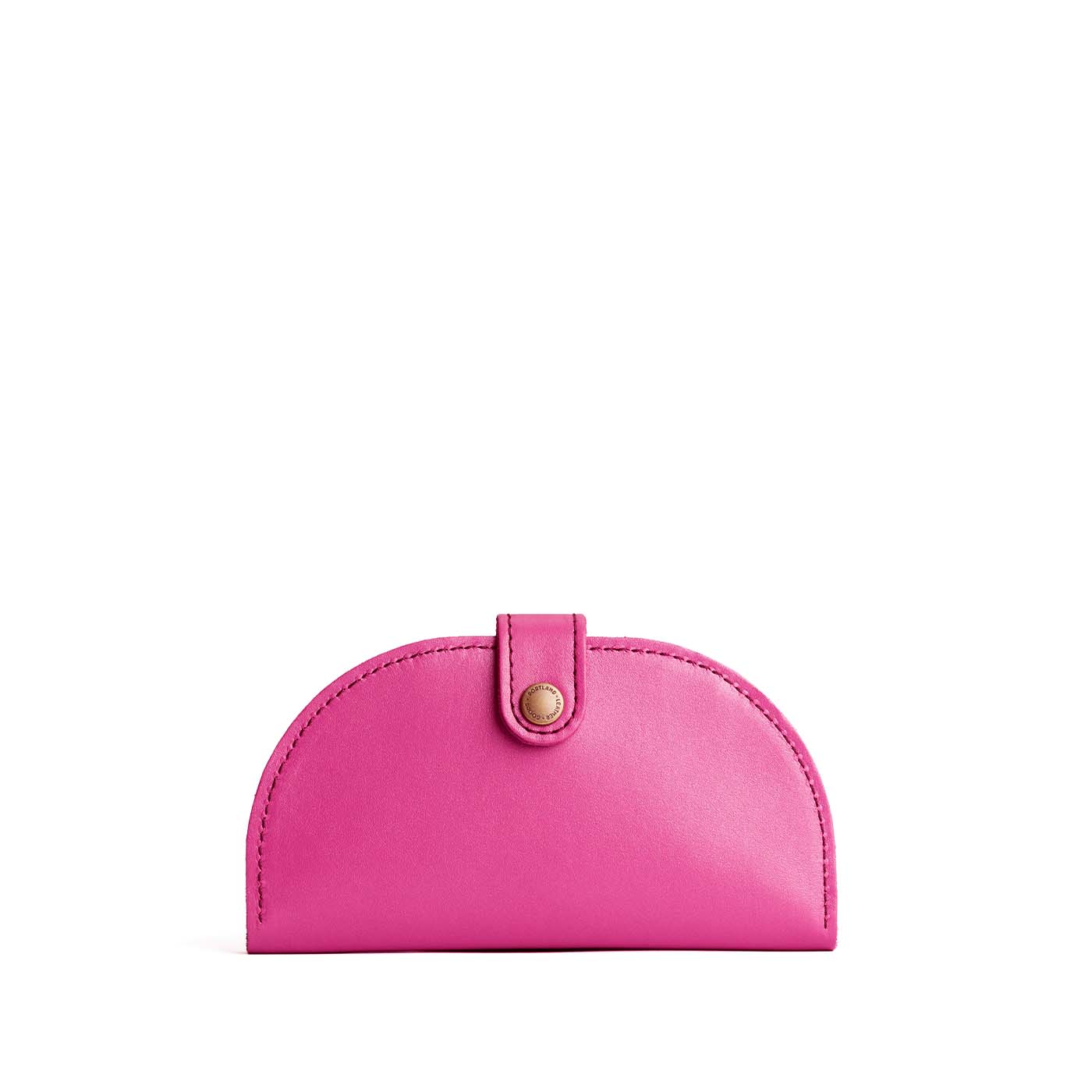 Lip Gloss | Semicircle bifold wallet with snap closure