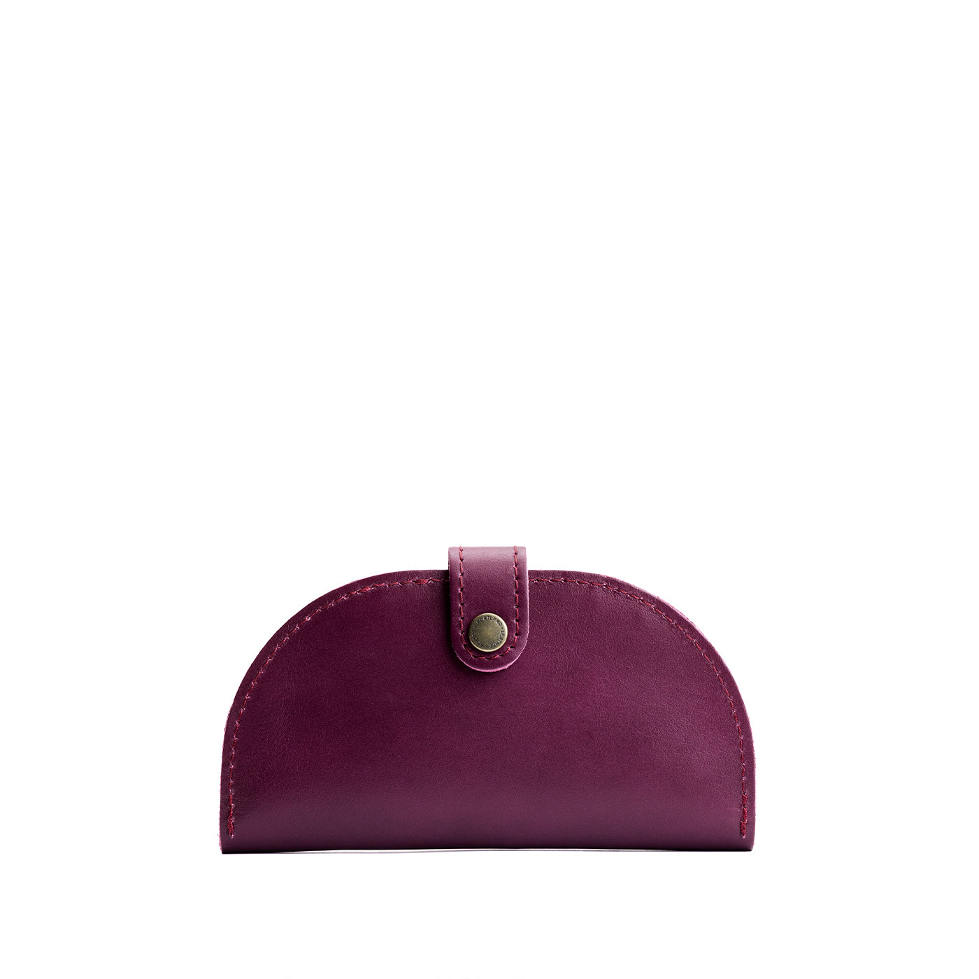 Lollipop | Semicircle bifold wallet with snap closure closed