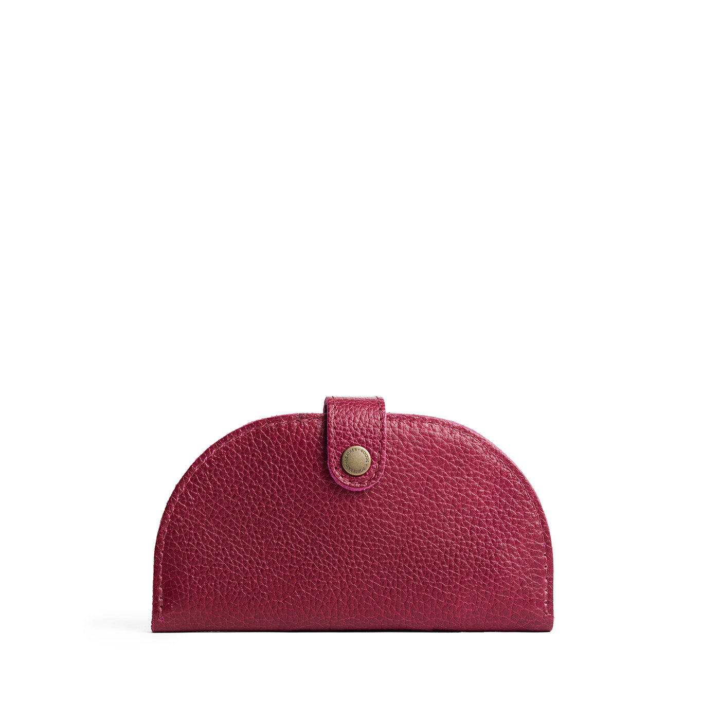 Orchid | Semicircle bifold wallet with snap closure