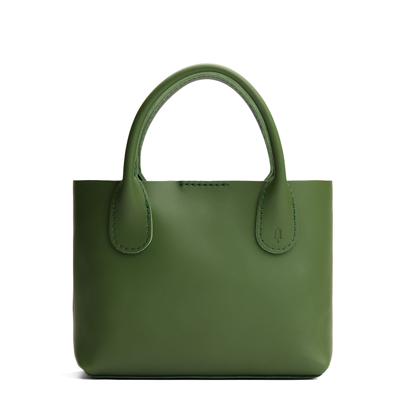 Cactus*Small | Petite tote purse with structured leather handles and crossbody strap