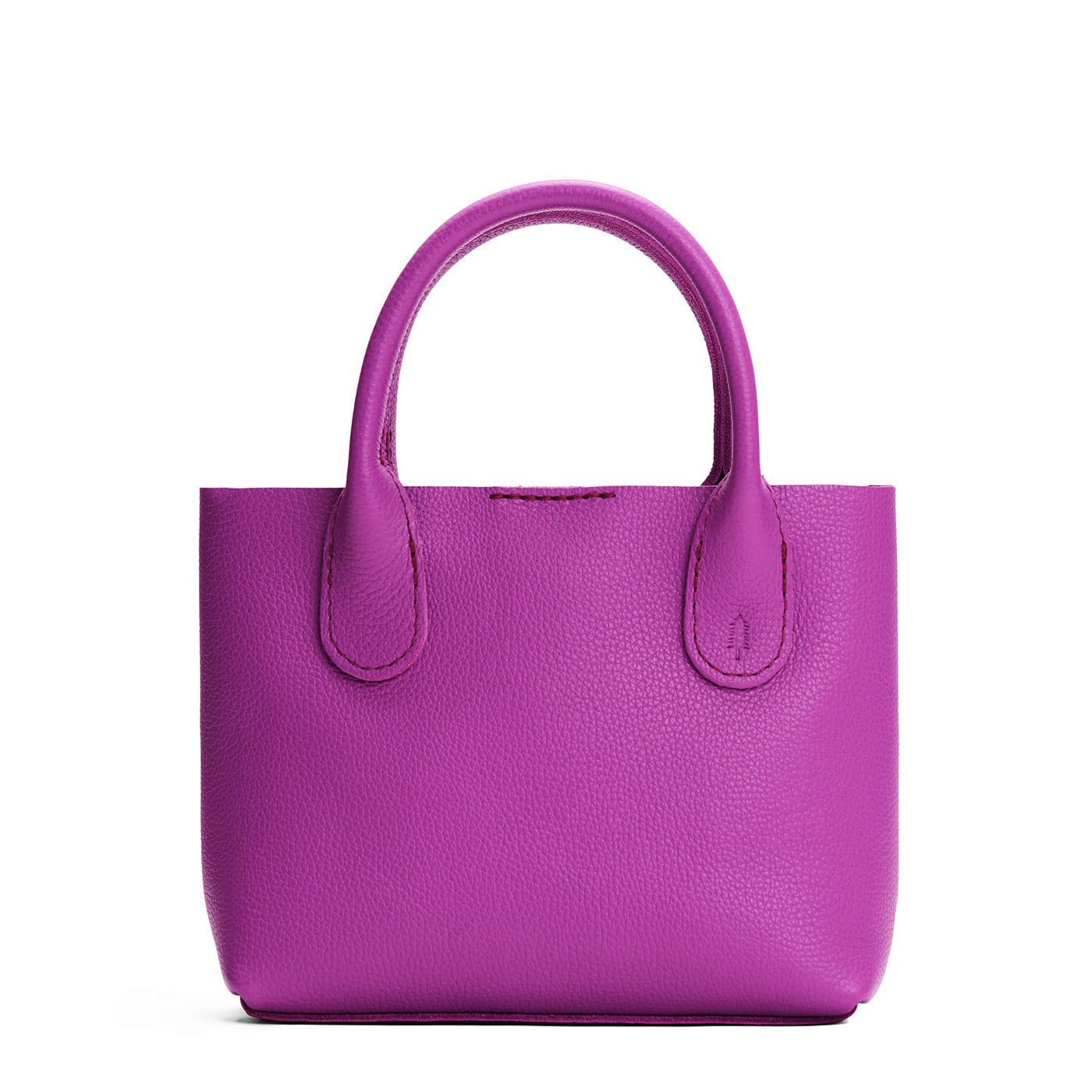 Cattleya*Small | Petite tote purse with structured leather handles and crossbody strap
