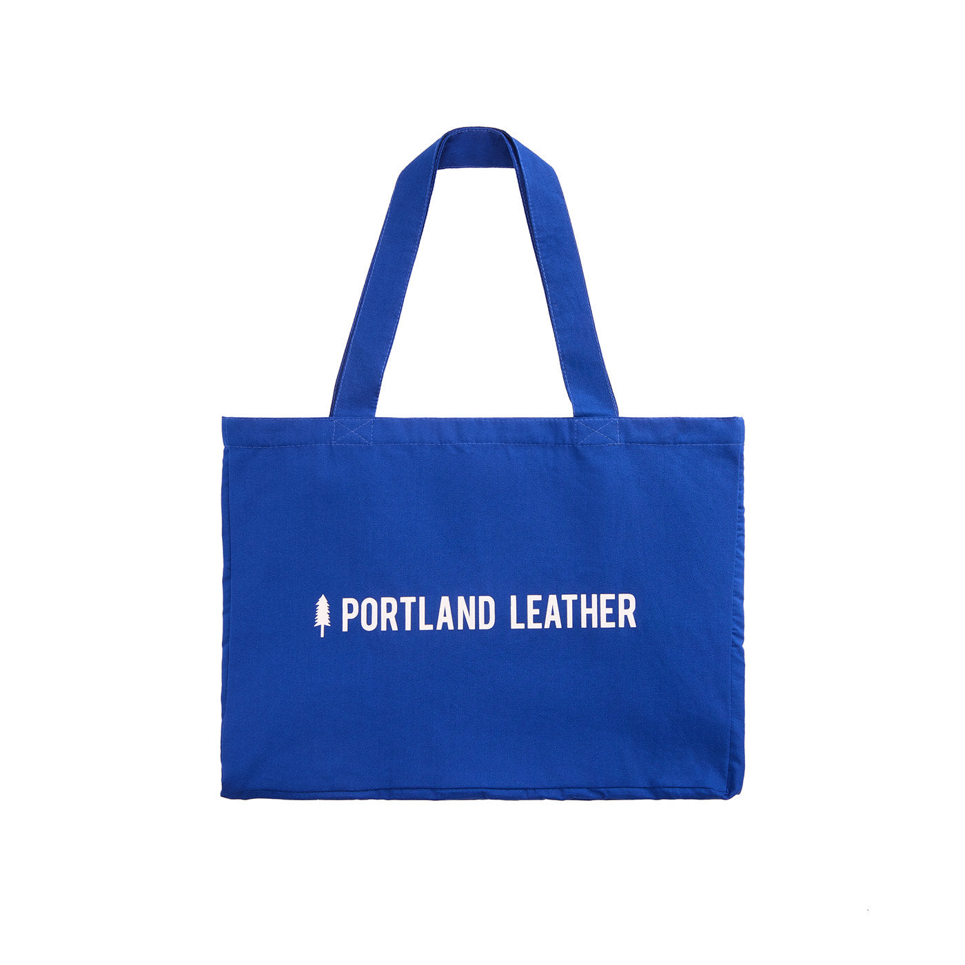Bleu | Large fabric tote bag with double shoulder strap