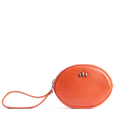 Koi*Small | Oval shaped pouch with zipper and wristlet strap