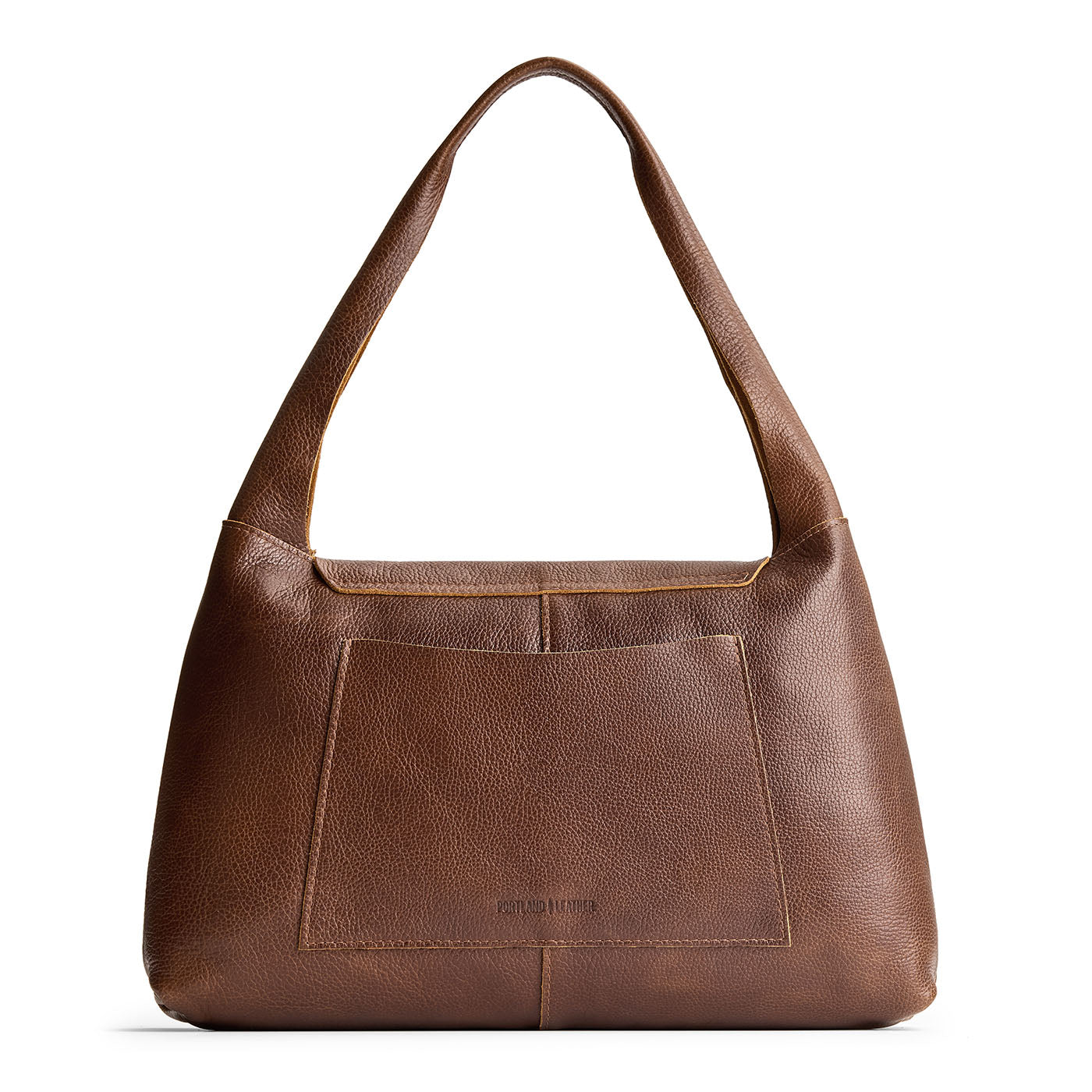 Asheville*Large | Slouchy triangle shaped shoulder bag with a flap
