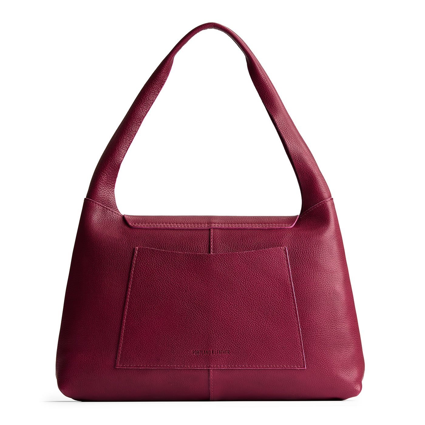 Orchid*Large | Slouchy triangle shaped shoulder bag with a flap