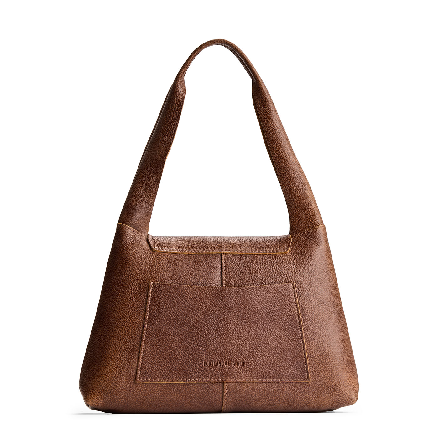 Asheville*Medium | Slouchy triangle shaped shoulder bag with a flap