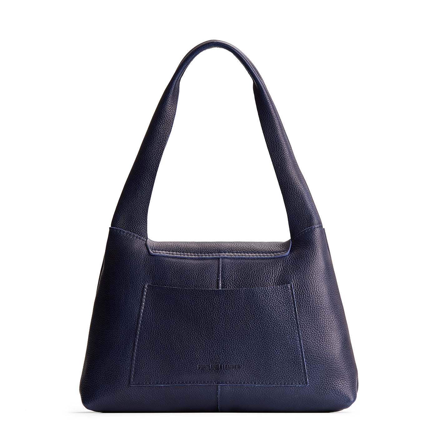 Cobalt*Medium | Slouchy triangle shaped shoulder bag with a flap