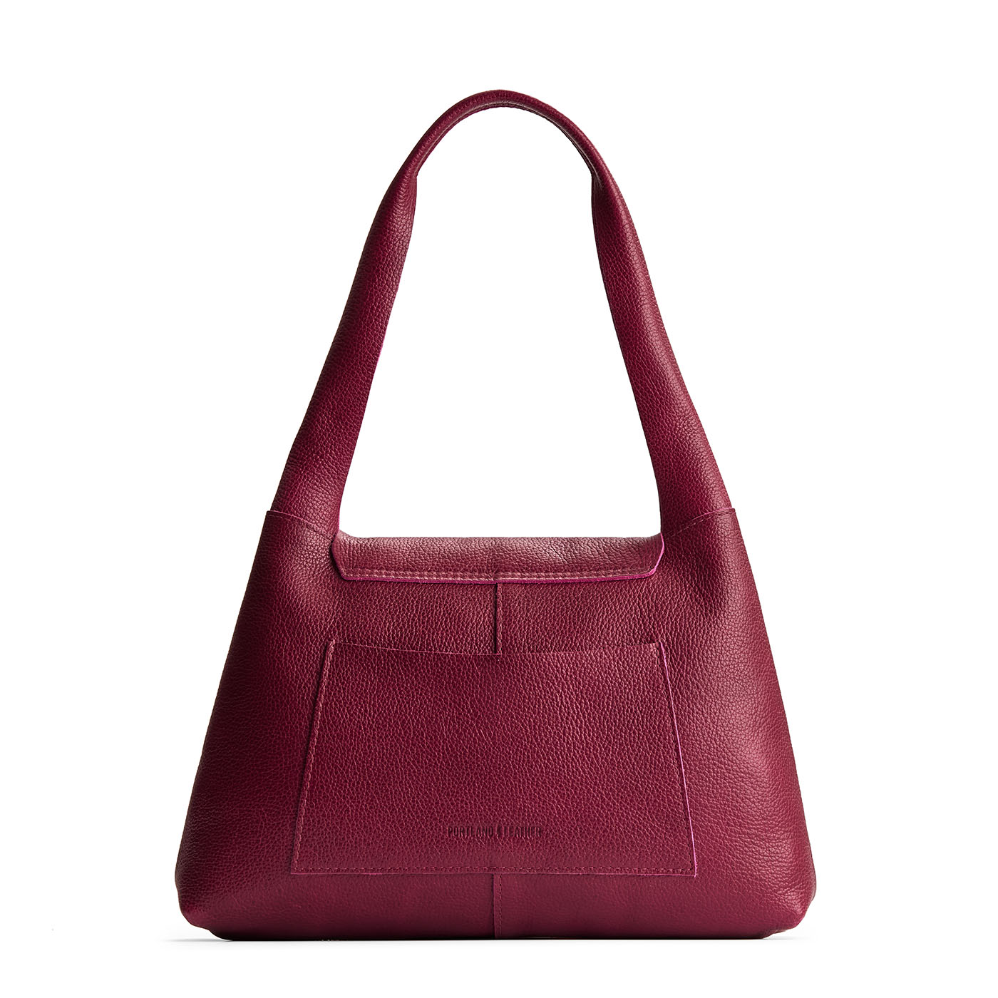 Orchid*Medium | Slouchy triangle shaped shoulder bag with a flap