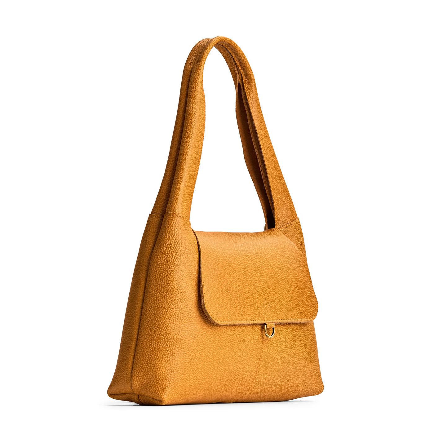 Sunshine*Medium | Slouchy triangle shaped shoulder bag with a flap
