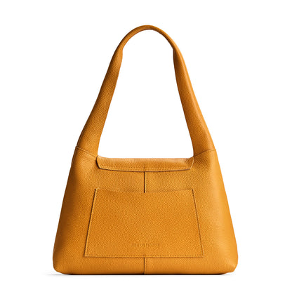 Sunshine*Medium | Slouchy triangle shaped shoulder bag with a flap