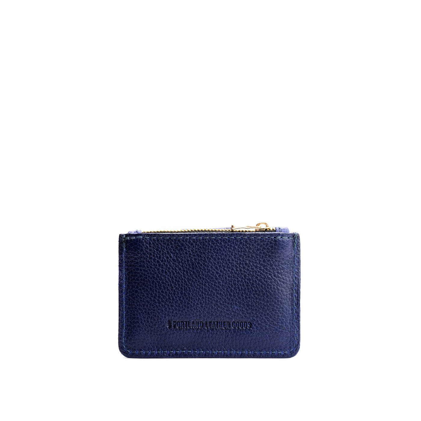 Cobalt | Compact wallet with snap closure and zippered pouch