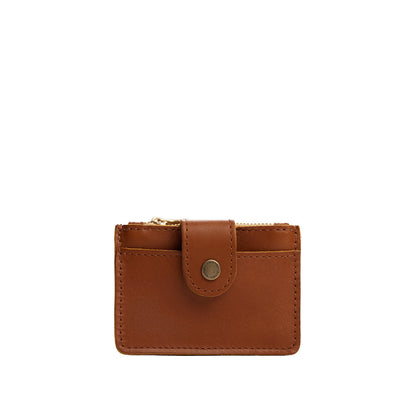 Honey | Compact wallet with snap closure and zippered pouch