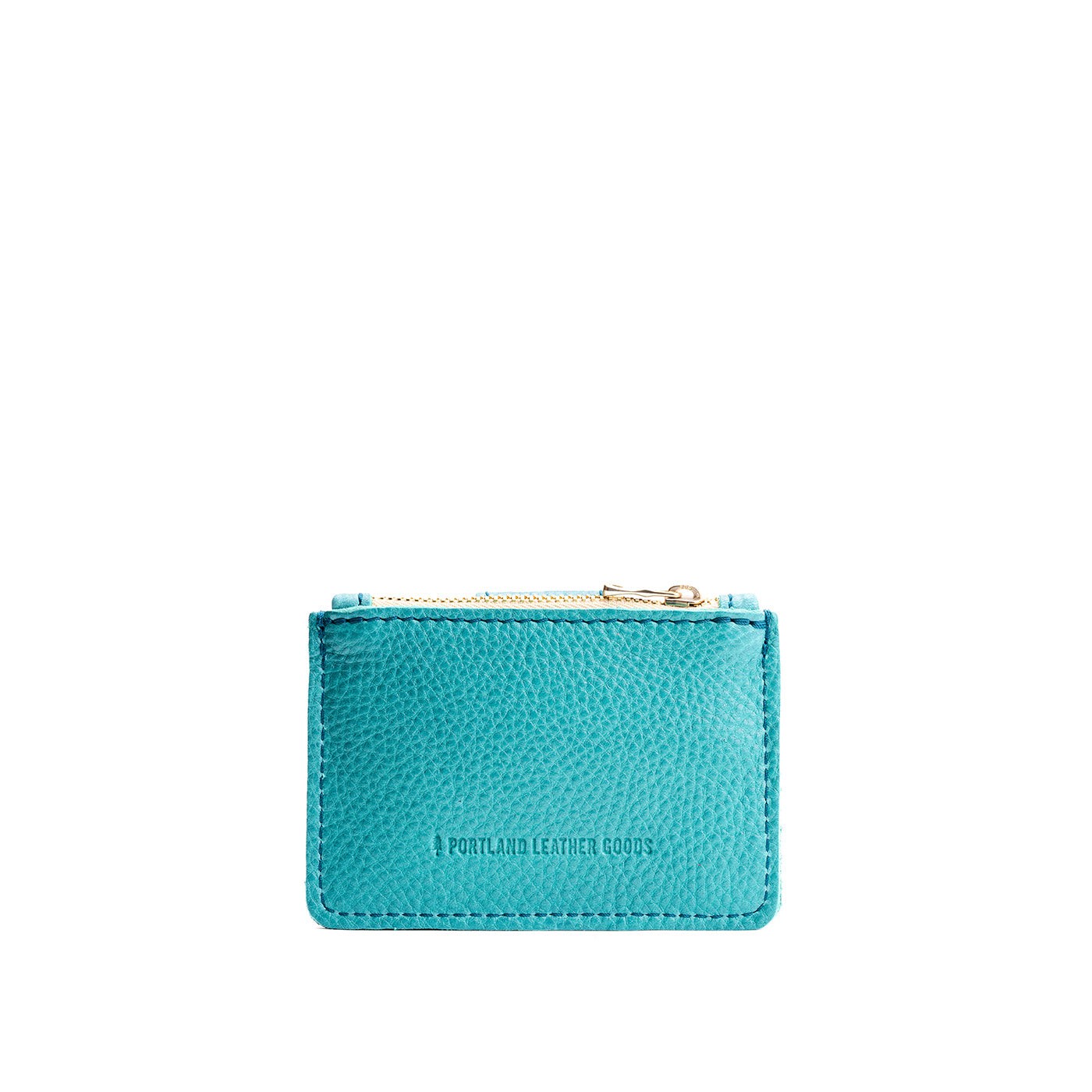 Seafoam | Compact wallet with snap closure and zippered pouch