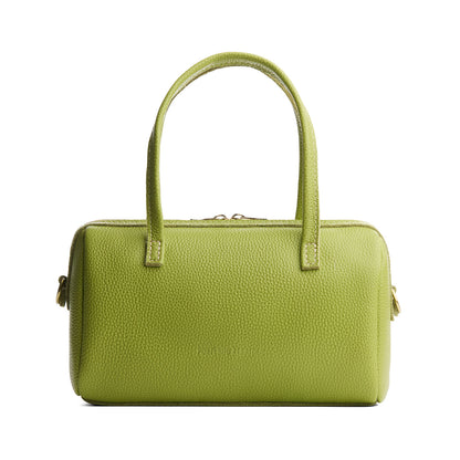 Wasabi*Large | Mini duffle shaped handbag with crossbody strap