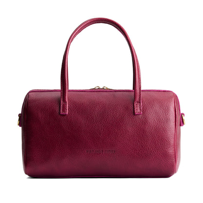 Orchid*Oversized | Mini duffle shaped handbag with crossbody strap
