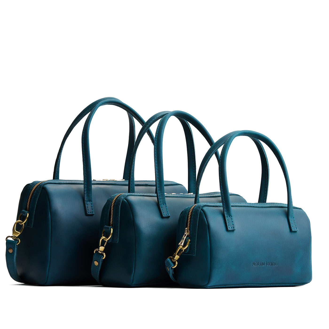 Westward Blue | Three sizes of Doctor Bag with crossbody straps