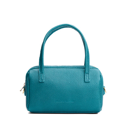 Aquarius*Small | Mini duffle shaped handbag with crossbody strap