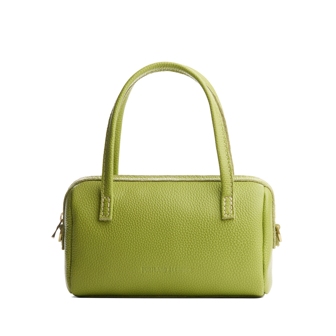 Wasabi*Small | Mini duffle shaped handbag with crossbody strap