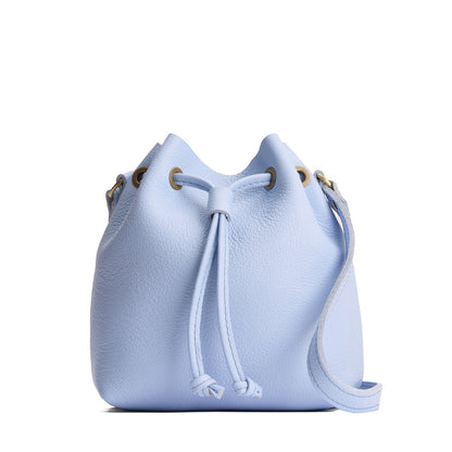 Skyway*Small | Slouchy crossbody bag with leather drawstring closure