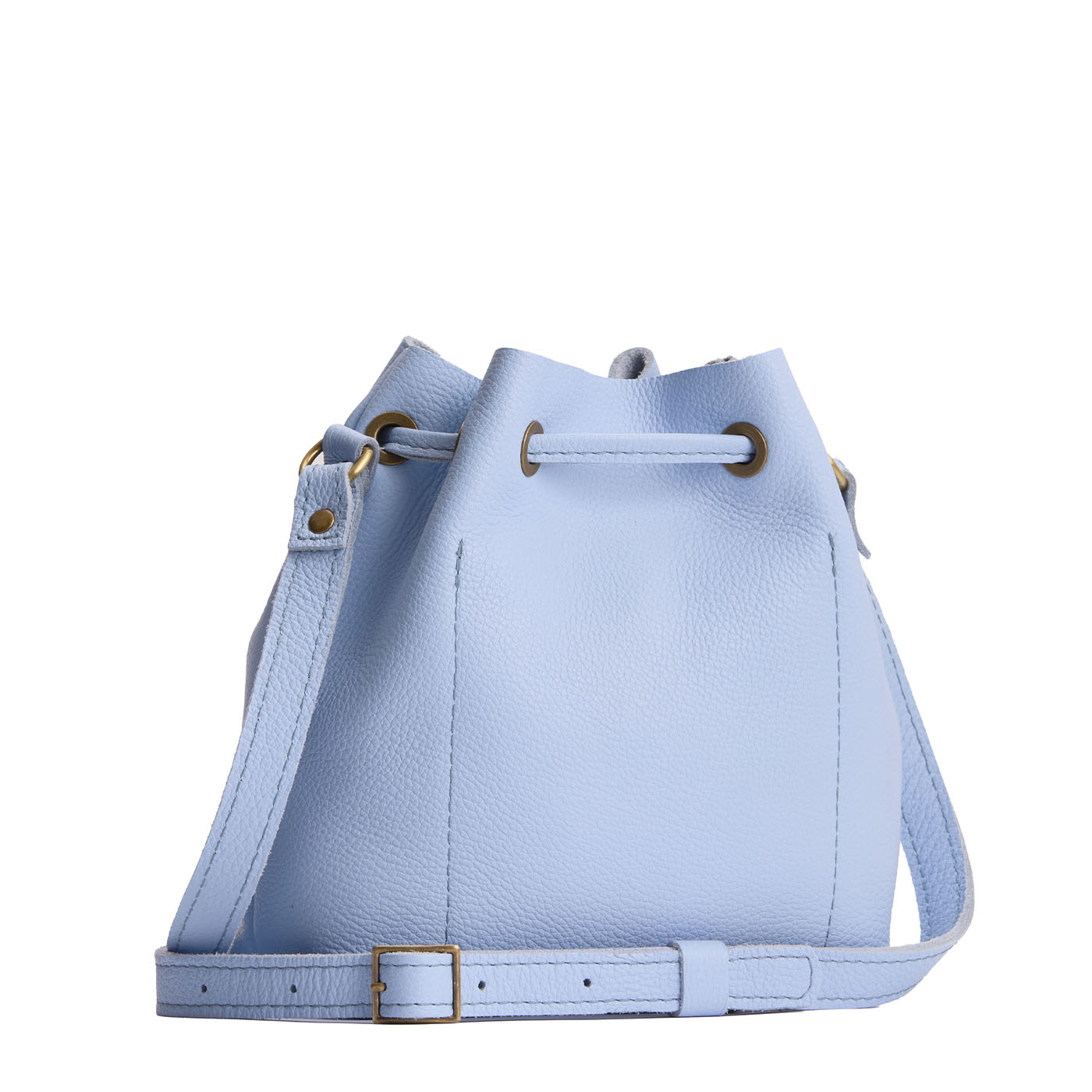 Skyway*Small | Slouchy crossbody bag with leather drawstring closure