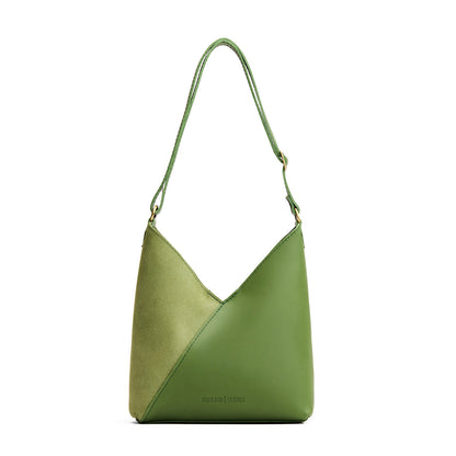 Dryland Green*Small | Petite shoulder bag with adjustable strap and magnetic snap closure