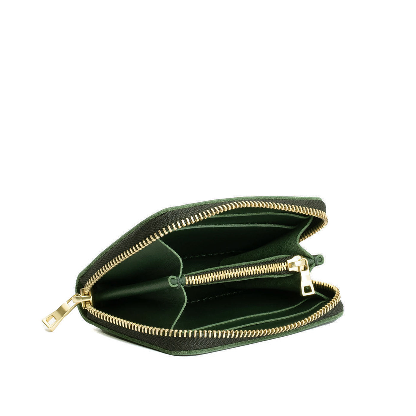 Aruba | Small leather wallet with zipper and PLG logo