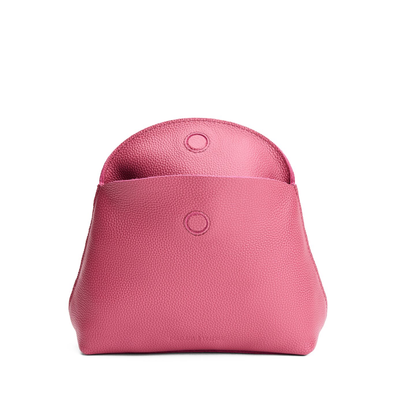 Wild Rose | Leather pouch with a folded magnetic closure