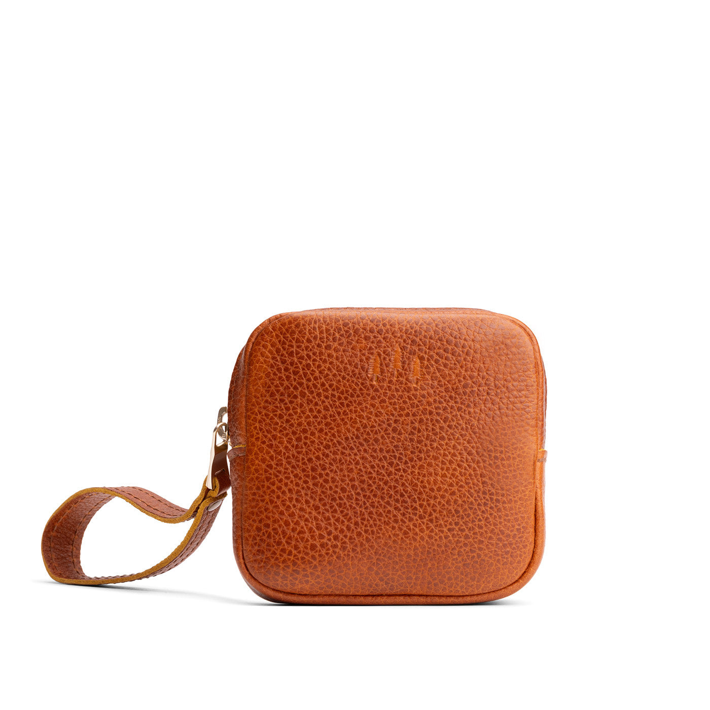 Sienna | Square shaped small zip pouch with wristlet
