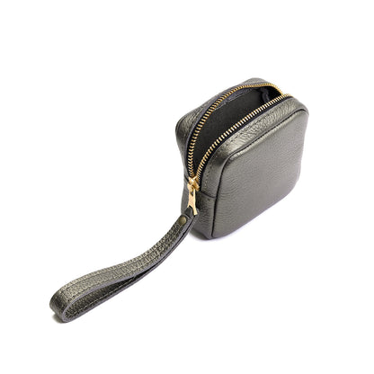 Stardust | Square shaped small zip pouch with wristlet