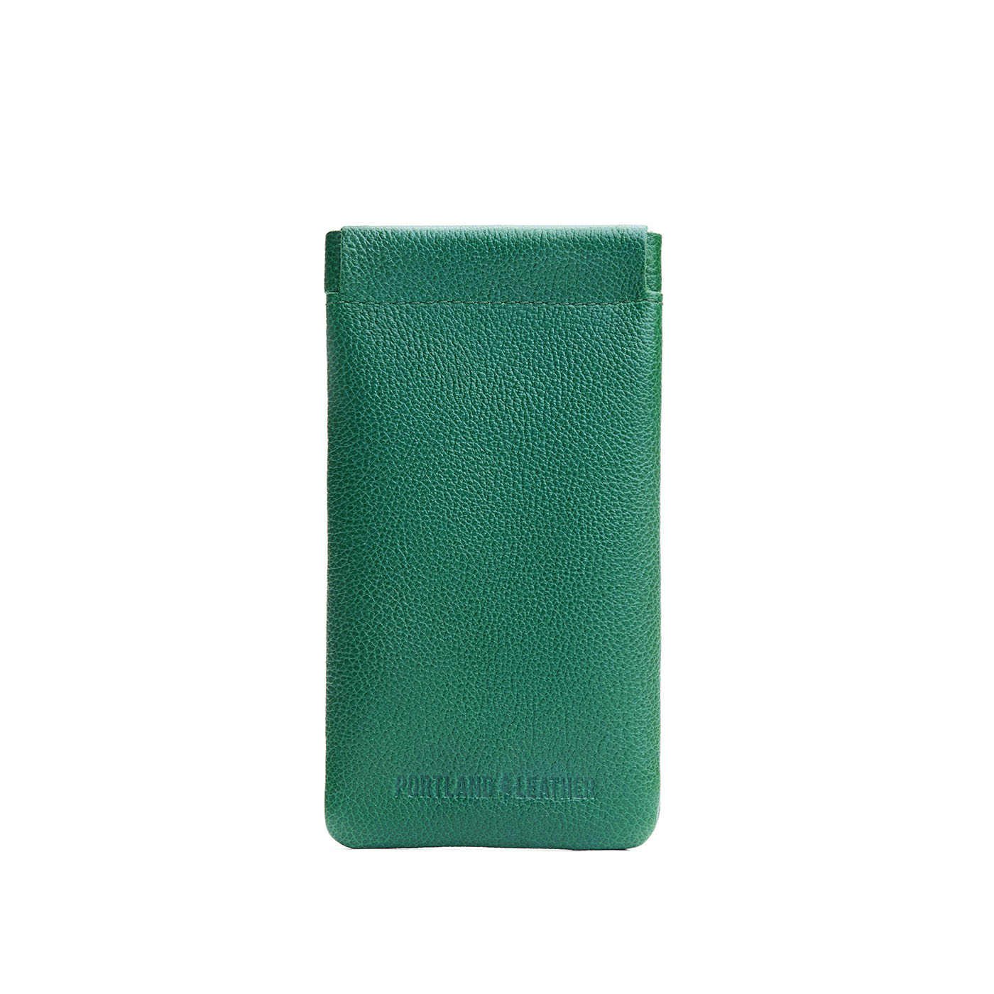 Bacalar | Leather glasses case with hidden metal spring closure