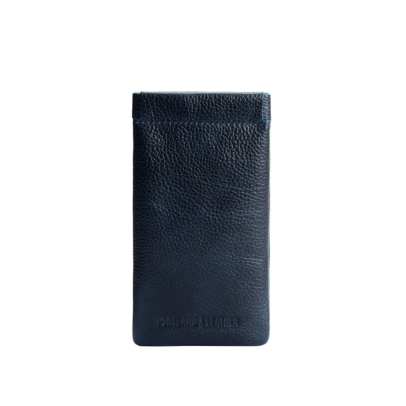 Boreal | Leather glasses case with hidden metal spring closure