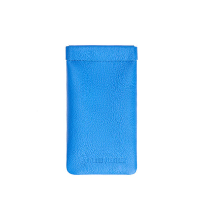 Skydive | Leather glasses case with hidden metal spring closure