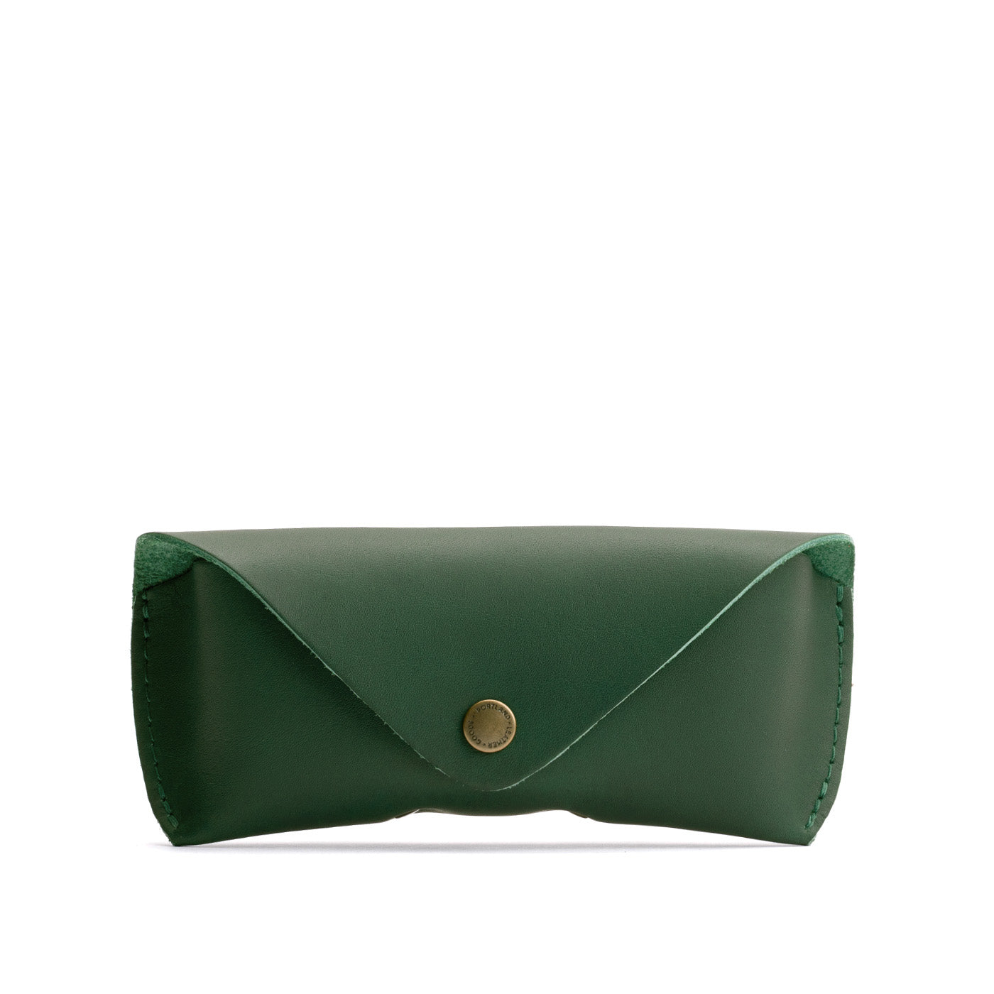 Aruba | Leather sunglasses case with snap closure