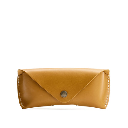 Mango | Leather sunglasses case with snap closure